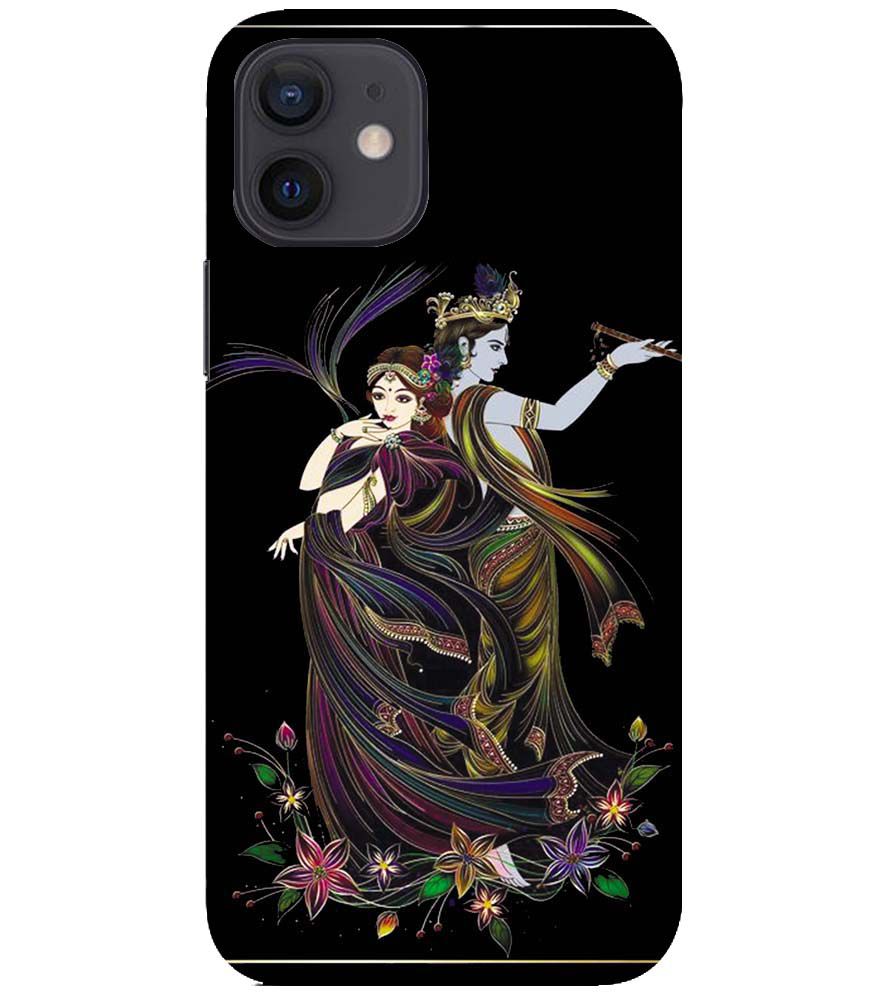 BG0074-Jai Radha Krishna Back Cover for Apple iPhone 12