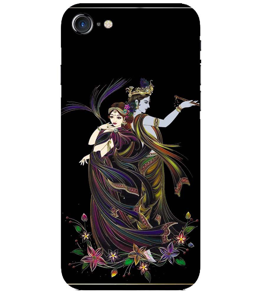 BG0074-Jai Radha Krishna Back Cover for Apple iPhone 7