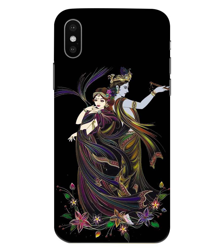 BG0074-Jai Radha Krishna Back Cover for Apple iPhone XS Max