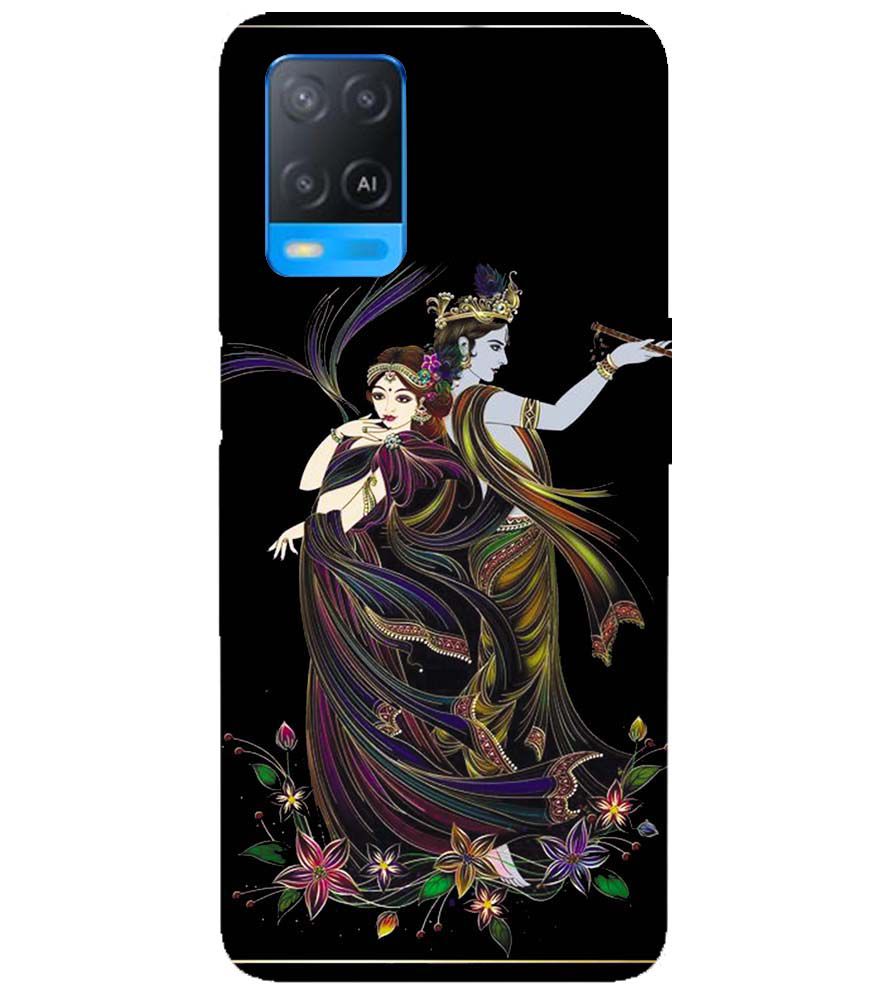 BG0074-Jai Radha Krishna Back Cover for Oppo A54