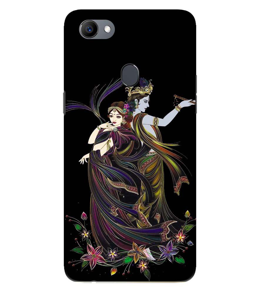 BG0074-Jai Radha Krishna Back Cover for Oppo F5 Plus