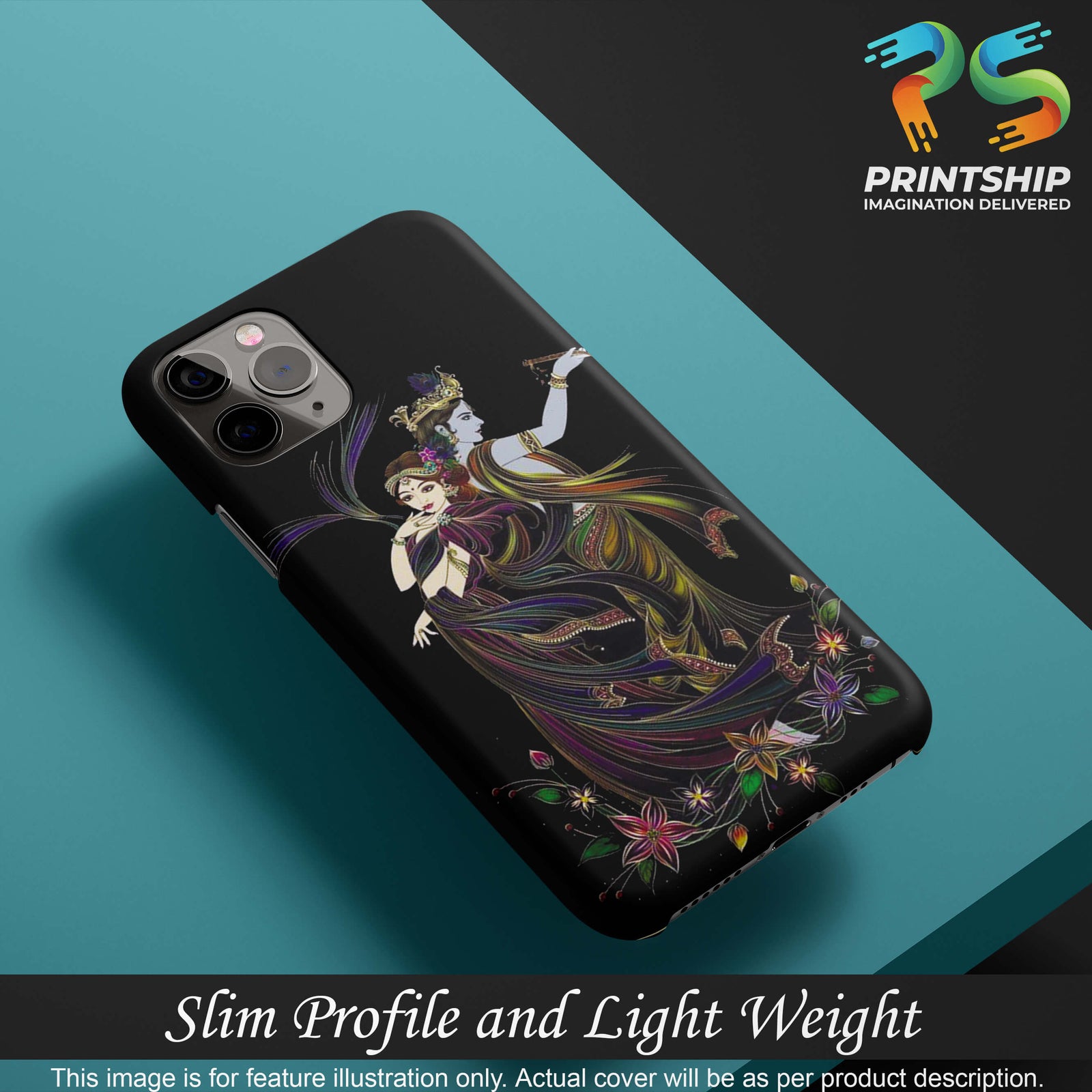 BG0074-Jai Radha Krishna Back Cover for Apple iPhone 11 Pro-Image4