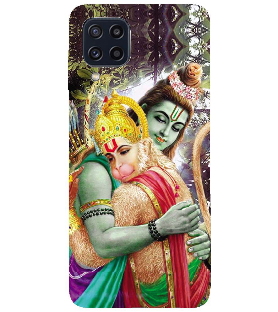 BG0075-Ram And Hanuman Ji Back Cover for Samsung Galaxy M32 Prime