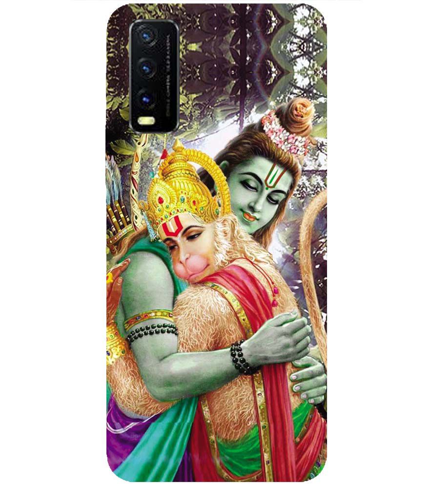 BG0075-Ram And Hanuman Ji Back Cover for vivo Y20s