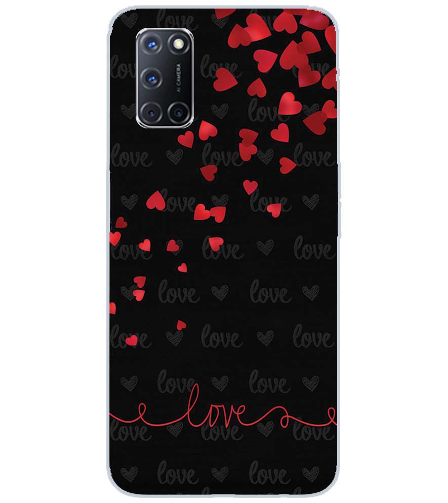 BT0003-Love Quote In A Black Back Ground Back Cover for Oppo A72