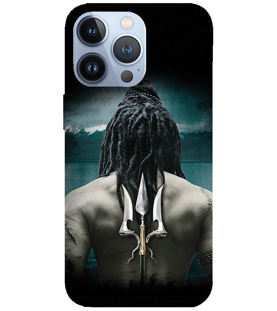 BT0233-Lord Shiva Rear Pic Back Cover for Apple iPhone 13 Pro