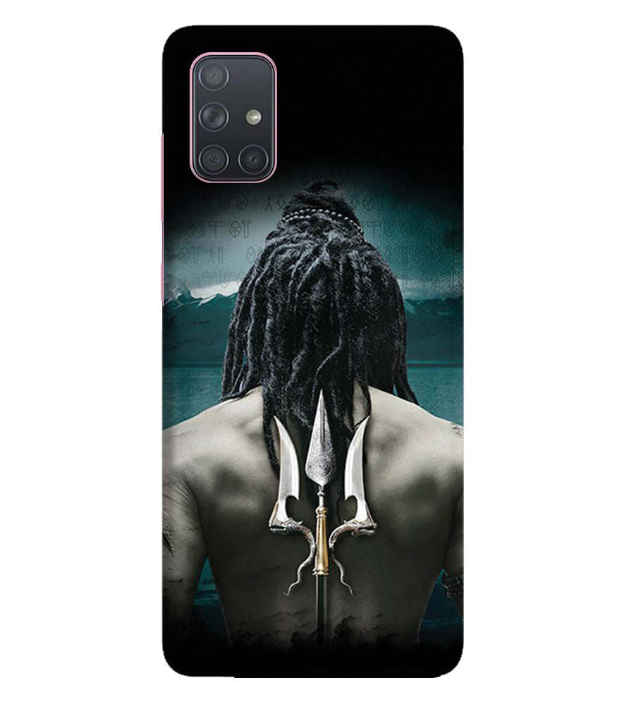 BT0233-Lord Shiva Rear Pic Back Cover for Samsung Galaxy A71