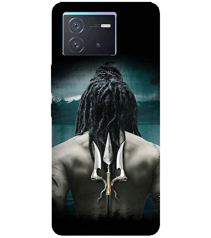 BT0233-Lord Shiva Rear Pic Back Cover for vivo iQOO Neo 6