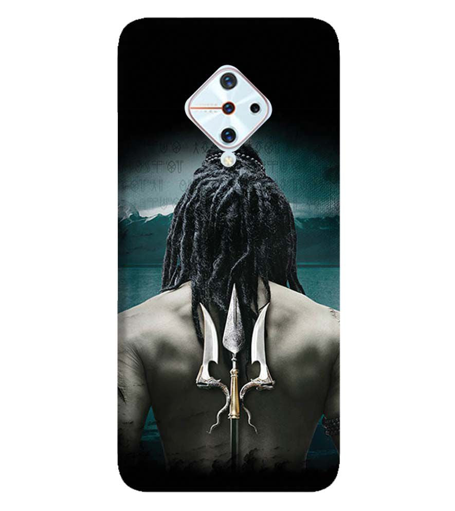 BT0233-Lord Shiva Rear Pic Back Cover for Vivo S1 Pro