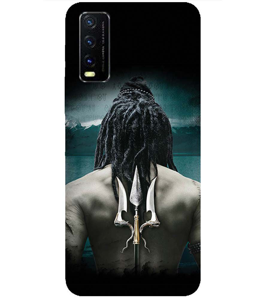 BT0233-Lord Shiva Rear Pic Back Cover for vivo Y20s