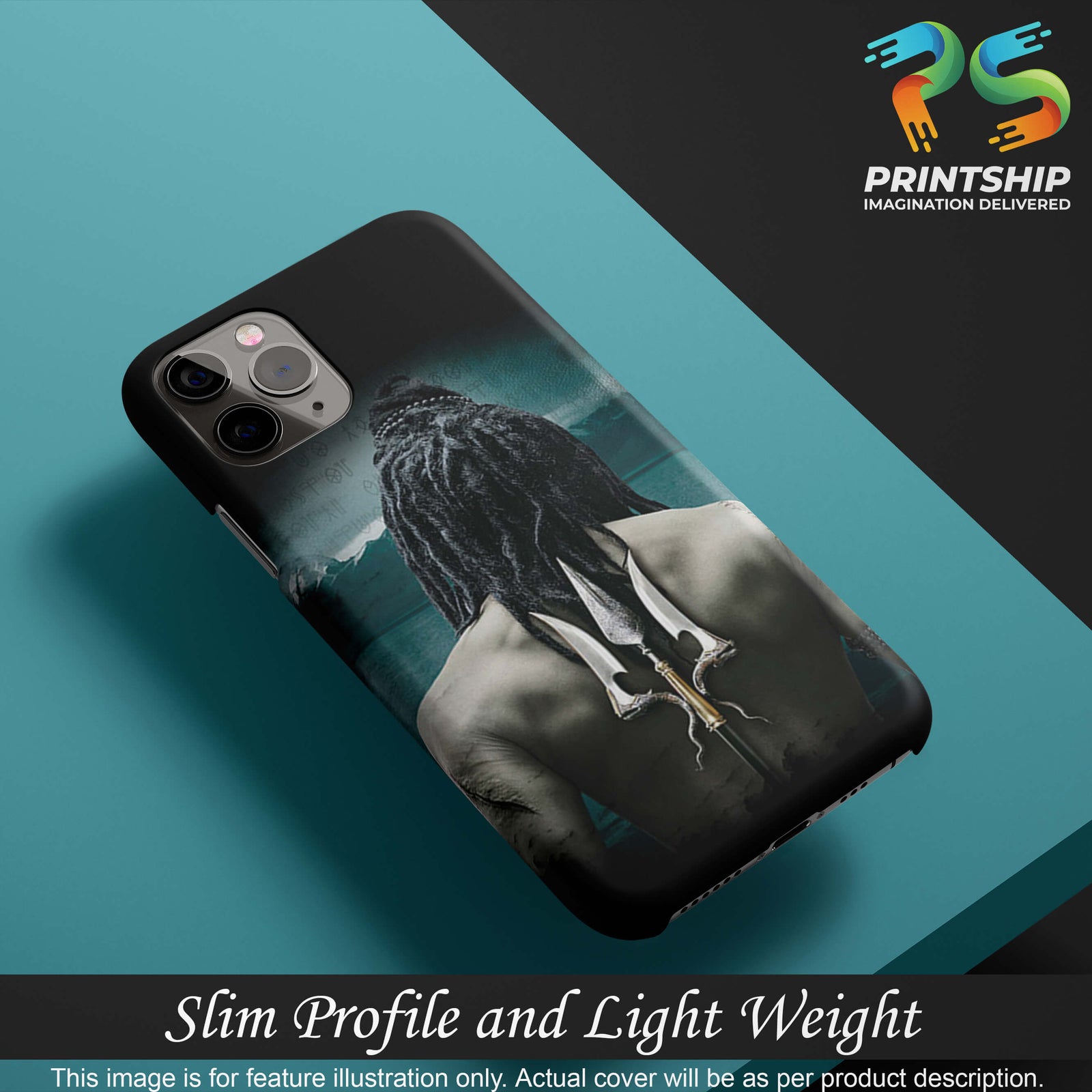 BT0233-Lord Shiva Rear Pic Back Cover for Samsung Galaxy M32 Prime-Image4