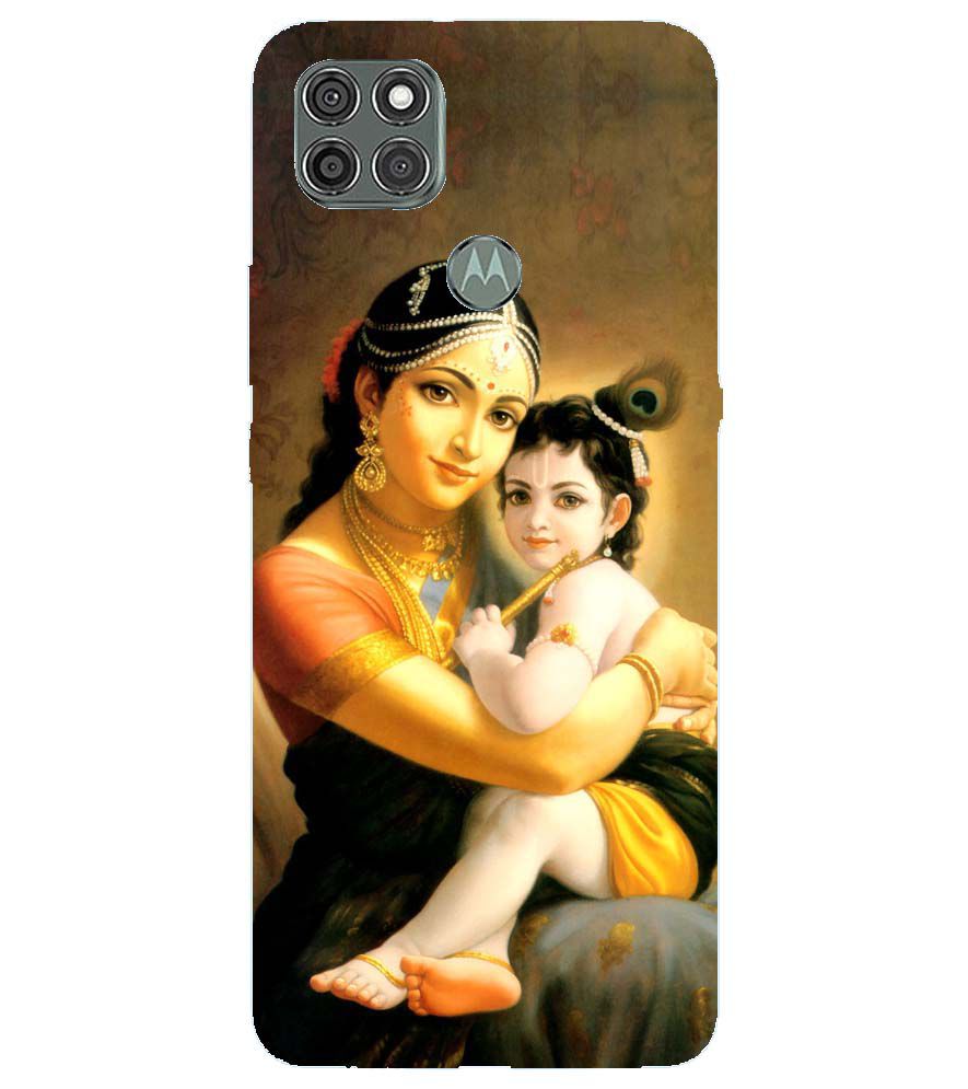 D1478-Krishna With Yashoda Back Cover for Motorola Moto G9 Power