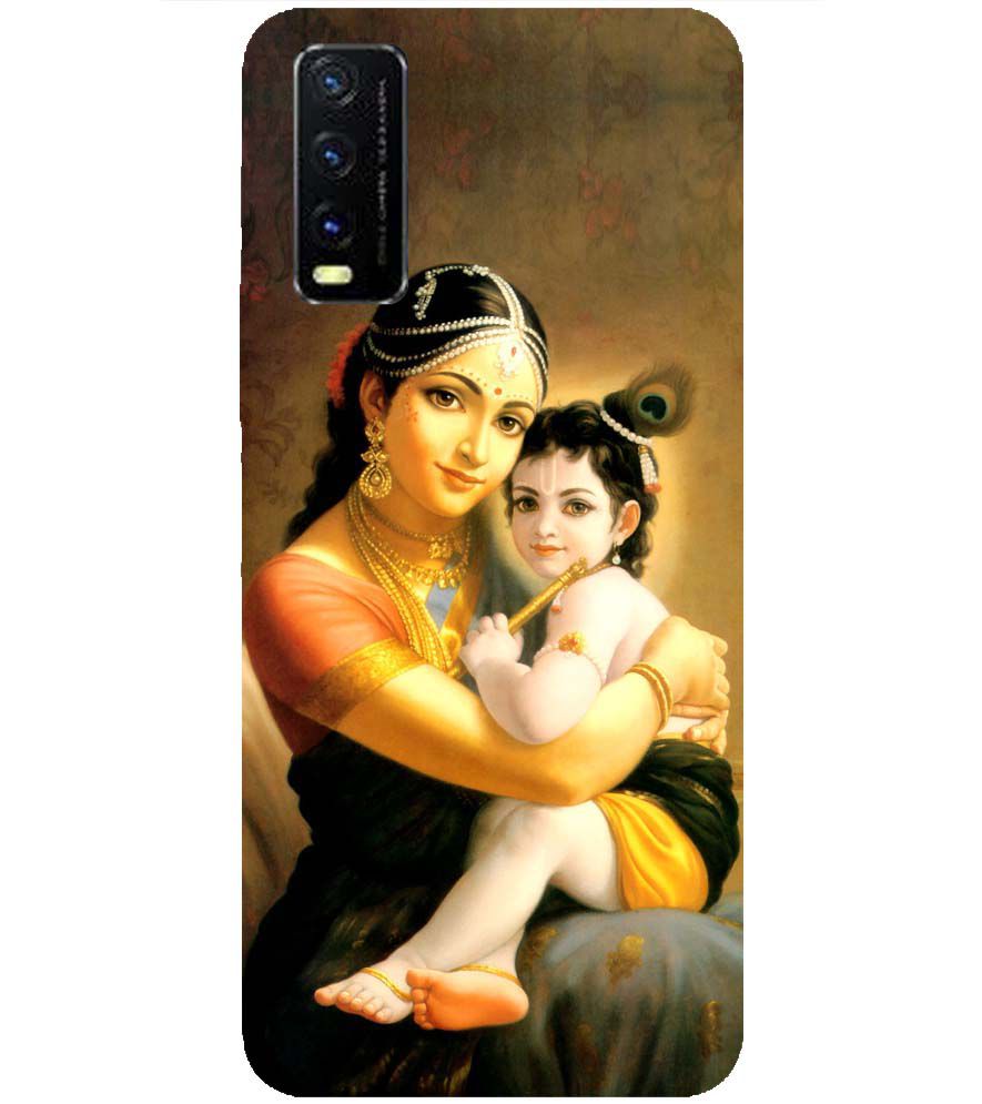 D1478-Krishna With Yashoda Back Cover for vivo Y20s