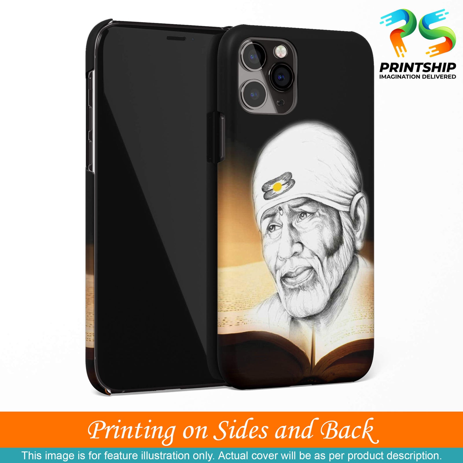 D1516-Sai Baba Back Cover for Oppo A54-Image3