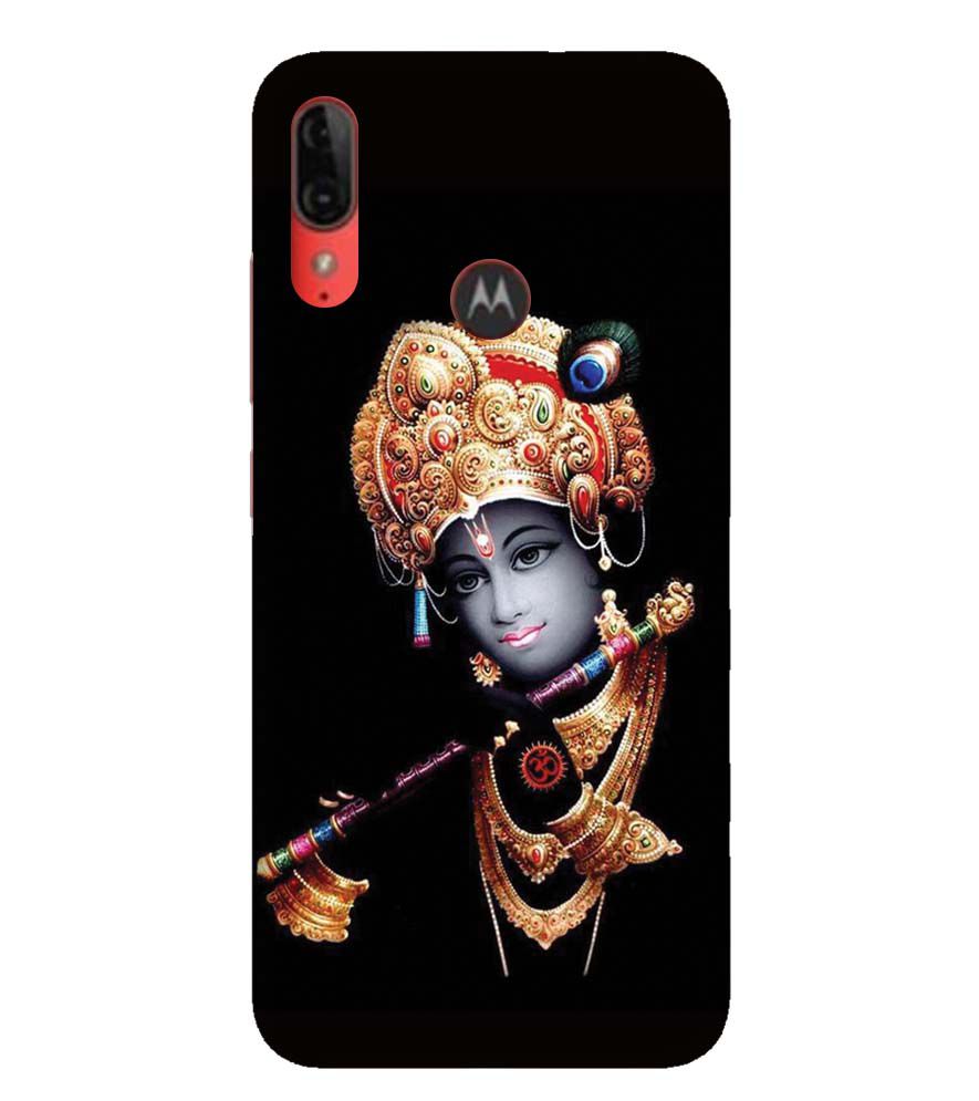 D1540-Beautiful Looking Lord Krishna Back Cover for Motorola Moto E6s