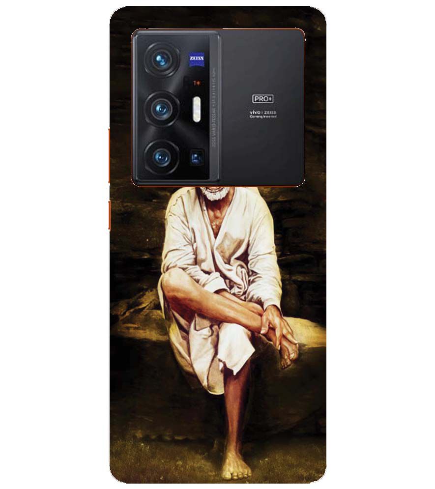 D1542-Sai Baba Sitting On Stone Back Cover for vivo X70 Pro+
