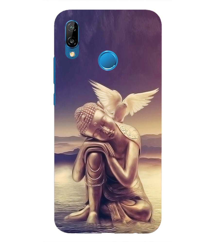 D1582-Lord Buddha Back Cover for Huawei Nova 3e