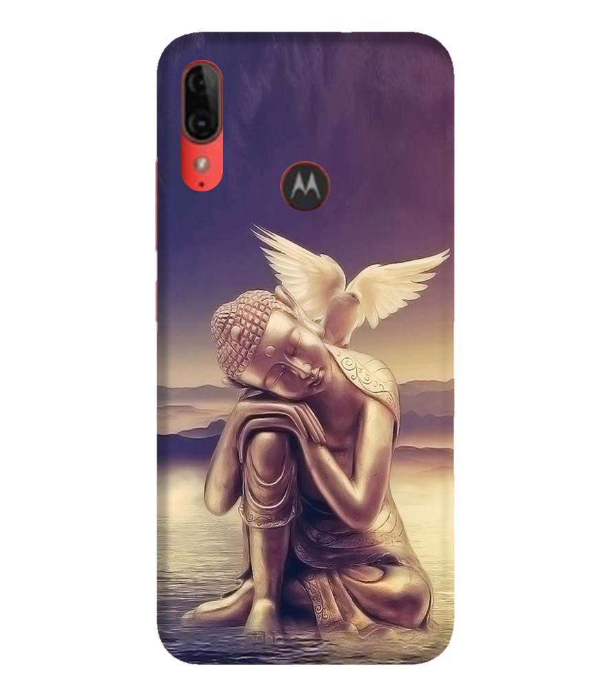 D1582-Lord Buddha Back Cover for Motorola Moto E6s