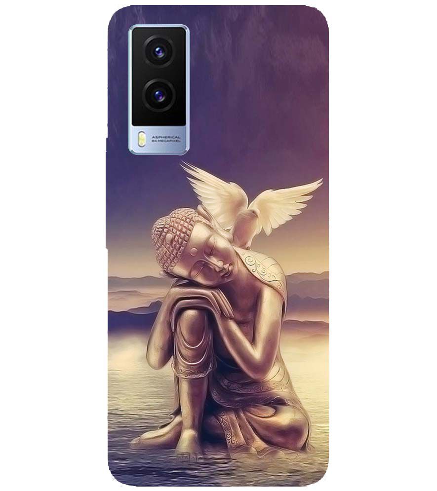 D1582-Lord Buddha Back Cover for Vivo V21e 5G