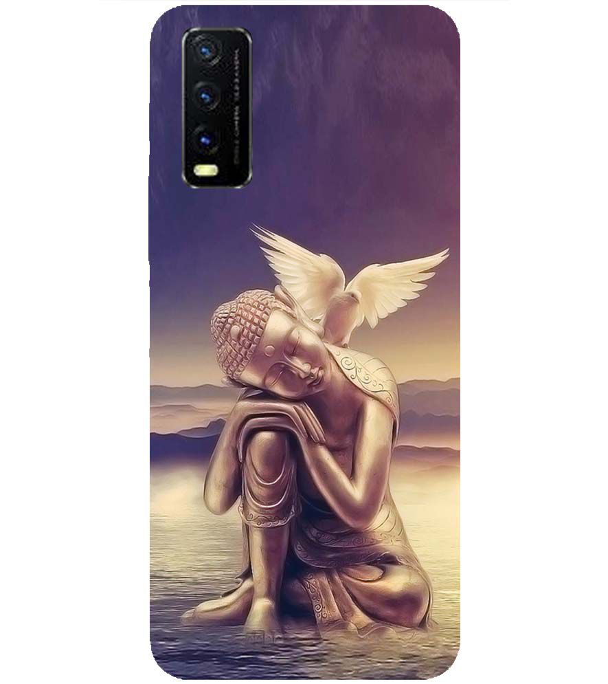 D1582-Lord Buddha Back Cover for vivo Y20s