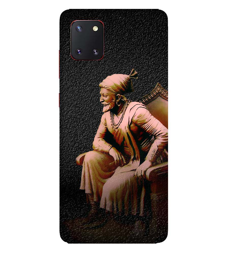 D1601-Chatrapati Shivaji On His Throne Back Cover for Samsung Galaxy Note10 Lite