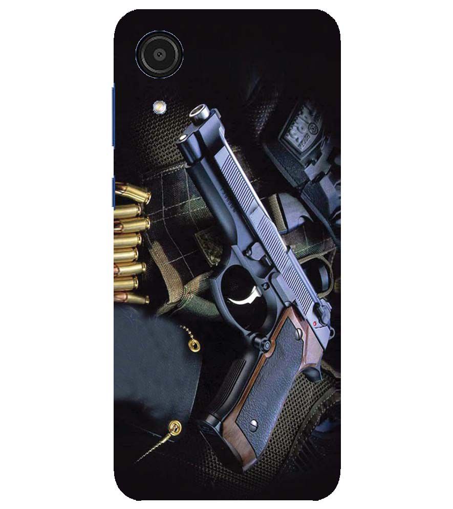 D1624-Guns And Bullets Back Cover for Samsung Galaxy A03 Core