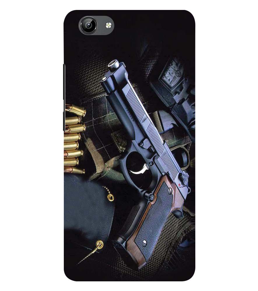 D1624-Guns And Bullets Back Cover for Vivo Y71i