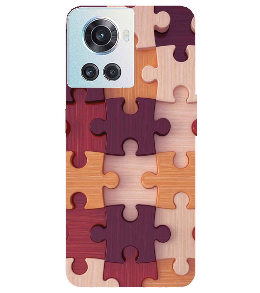 D2046-Wooden Jigsaw Back Cover for OnePlus 10R