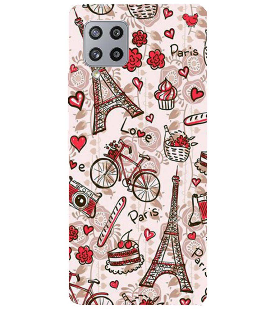 D2109-Love In Paris Back Cover for Samsung Galaxy M42