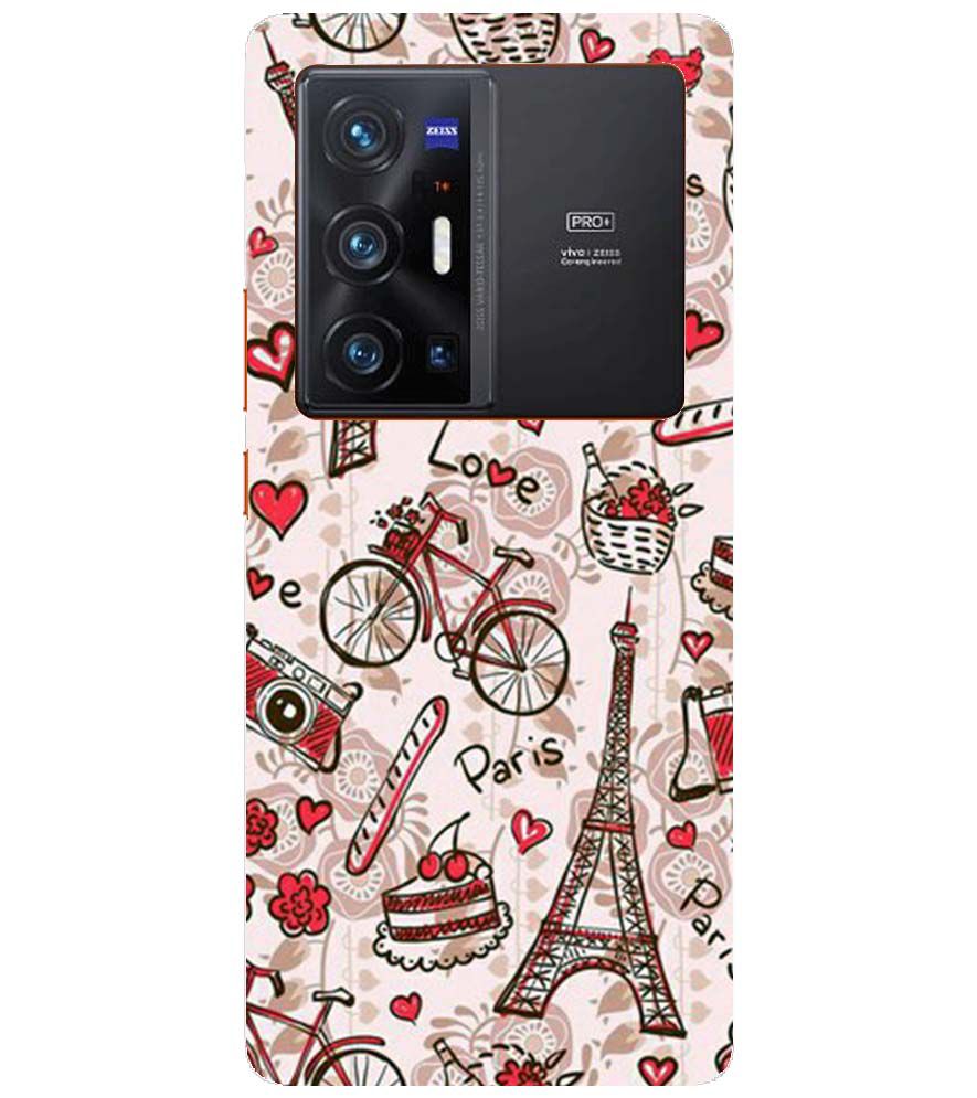 D2109-Love In Paris Back Cover for vivo X70 Pro+