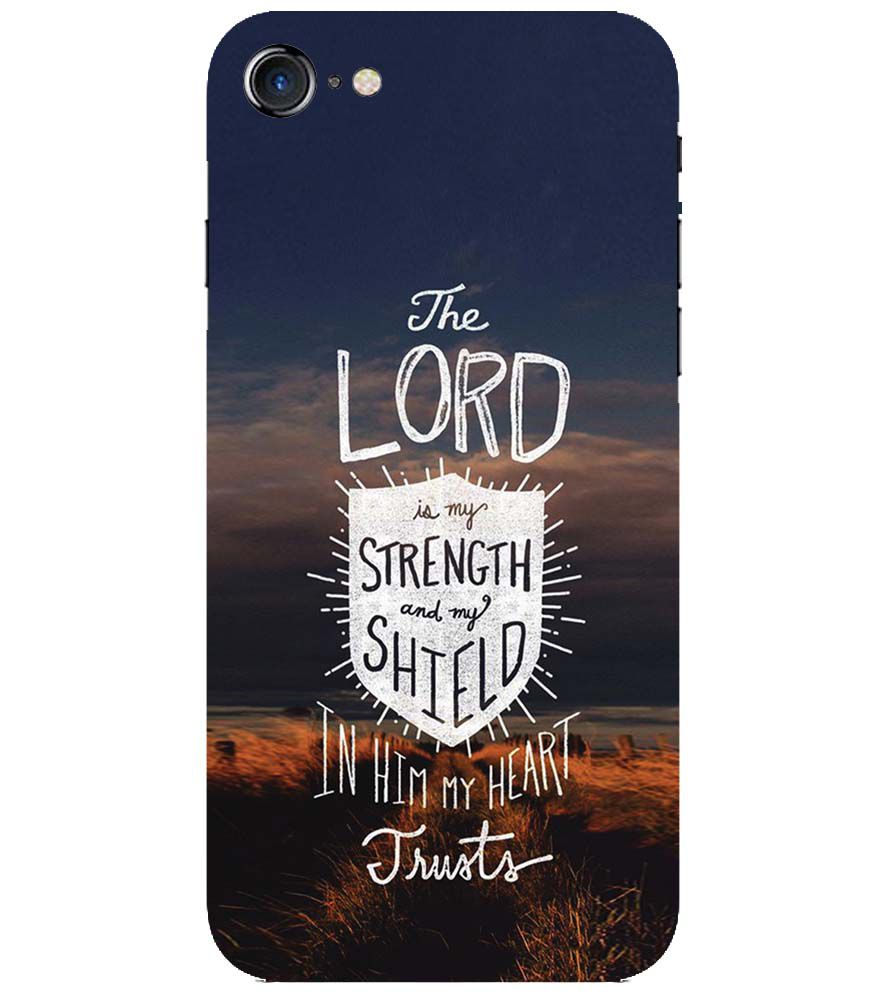 D2206-In Lord My Heart Trusts Back Cover for Apple iPhone 7