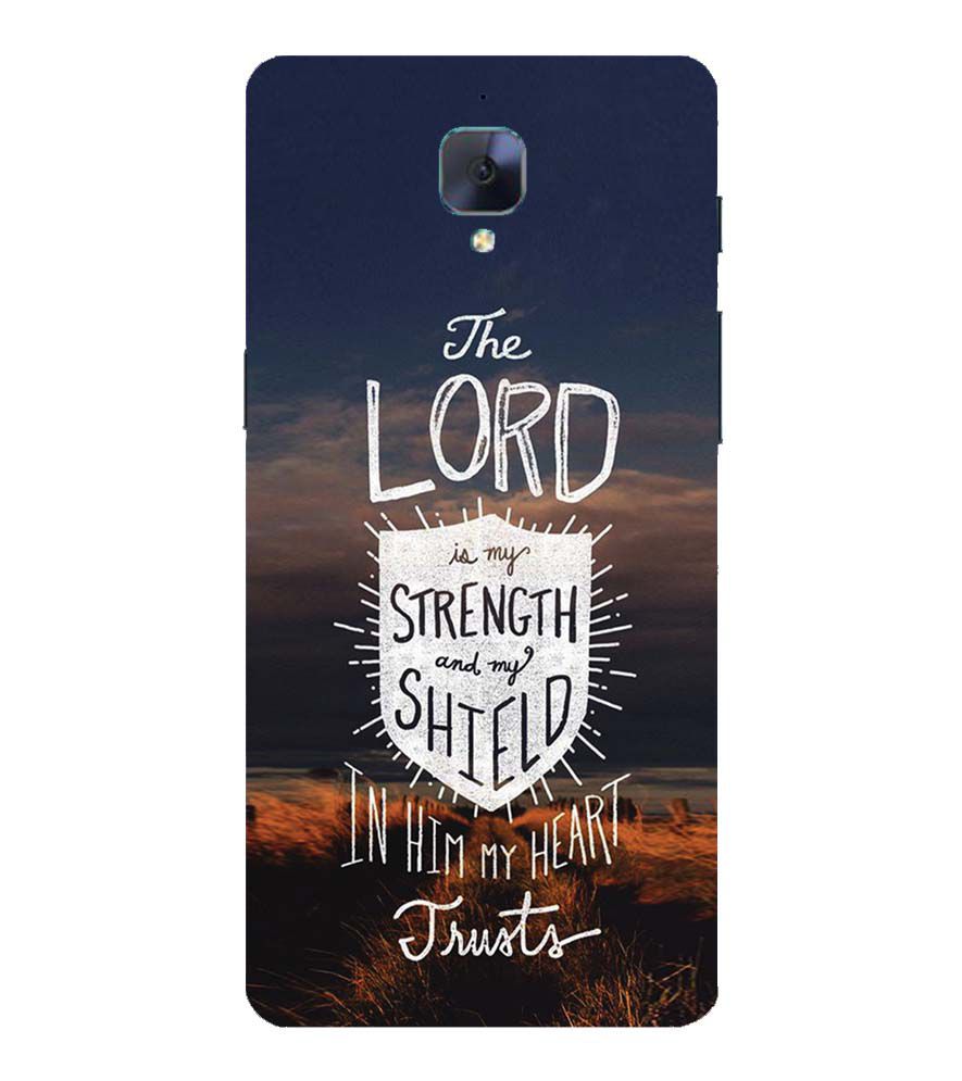 D2206-In Lord My Heart Trusts Back Cover for OnePlus 3 and OnePlus 3T