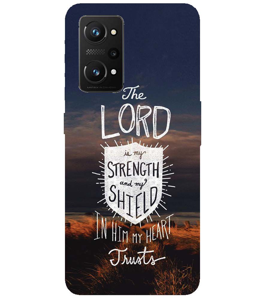 D2206-In Lord My Heart Trusts Back Cover for Realme X7 Max 5G