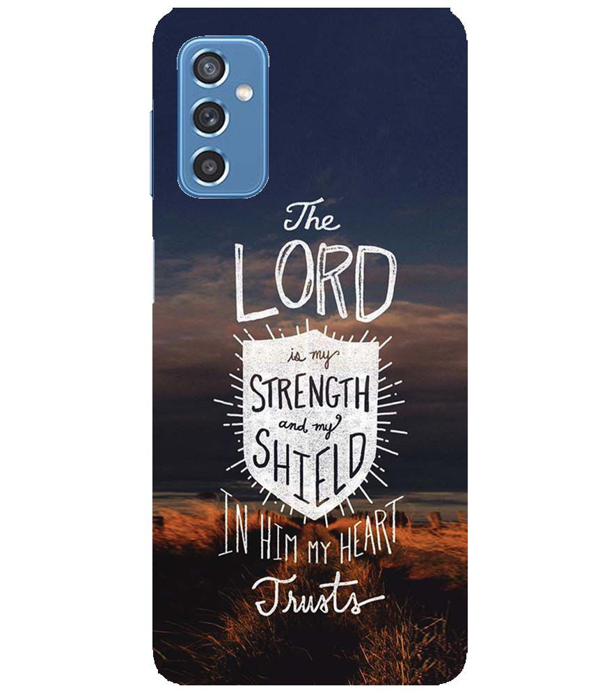 D2206-In Lord My Heart Trusts Back Cover for Samsung Galaxy M52 5G