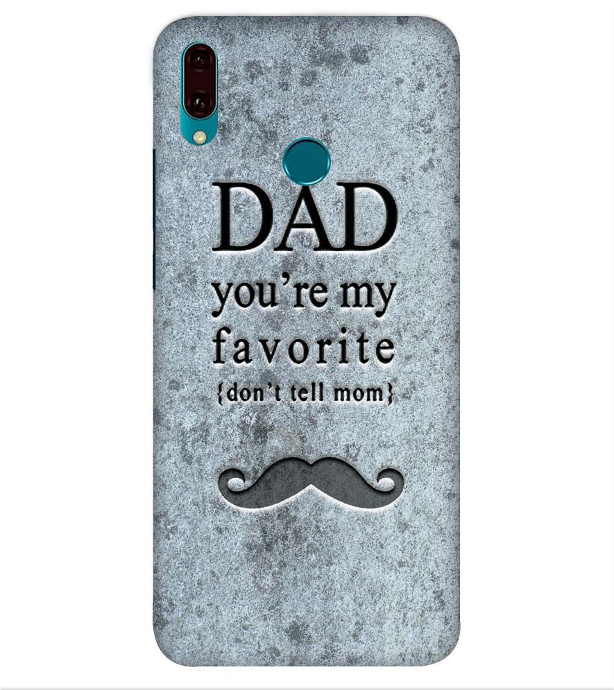 G0037-Dad You're my Favourite Back Cover for Huawei Y9 (2019)
