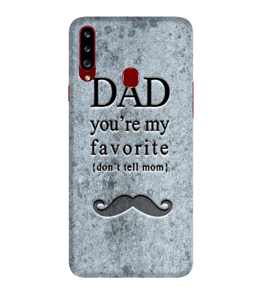 G0037-Dad You're my Favourite Back Cover for Samsung Galaxy A20s