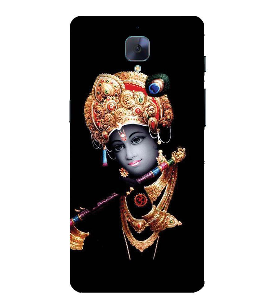 G0186-Lord Krishna Back Cover for OnePlus 3 and OnePlus 3T