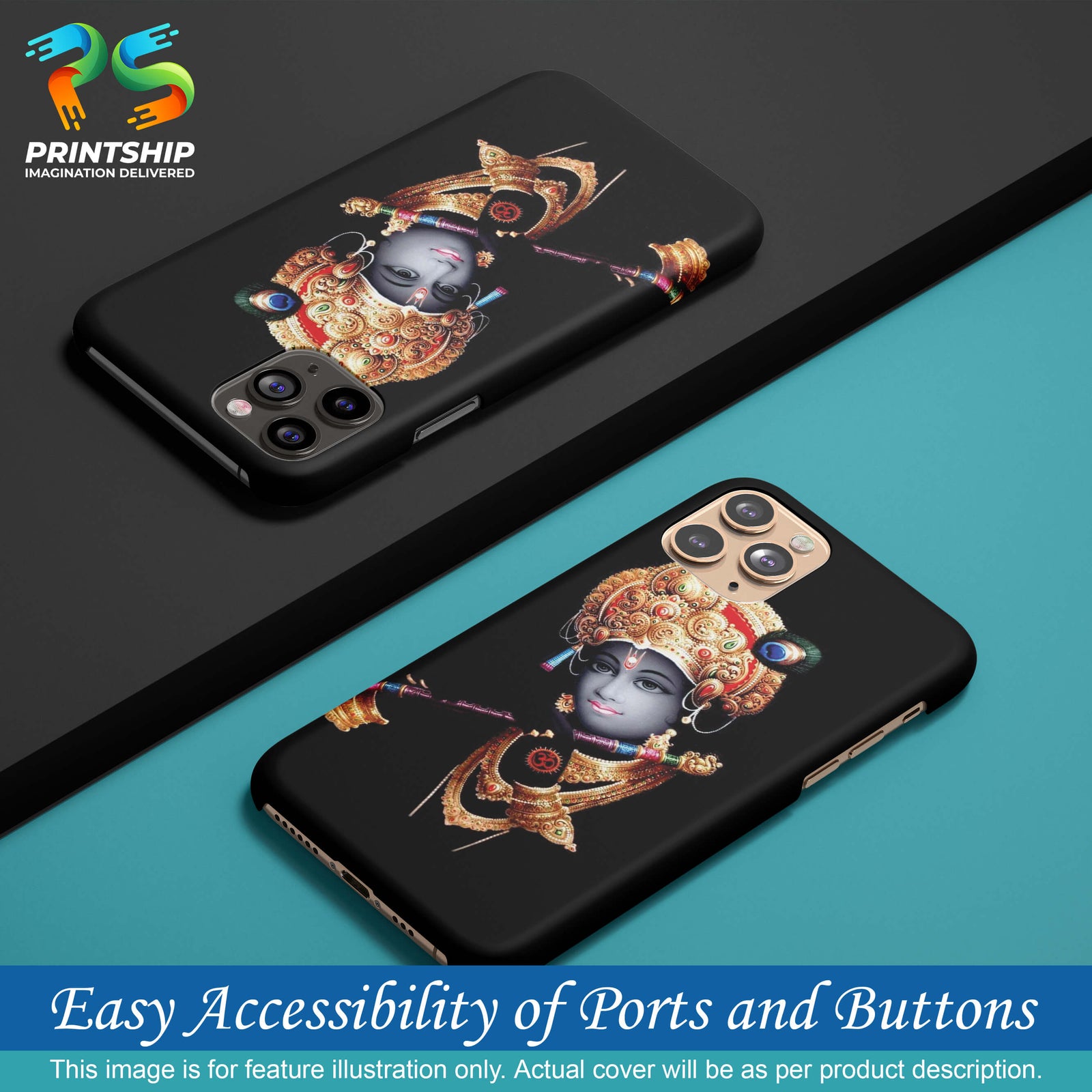G0186-Lord Krishna Back Cover for Google Pixel 4-Image5