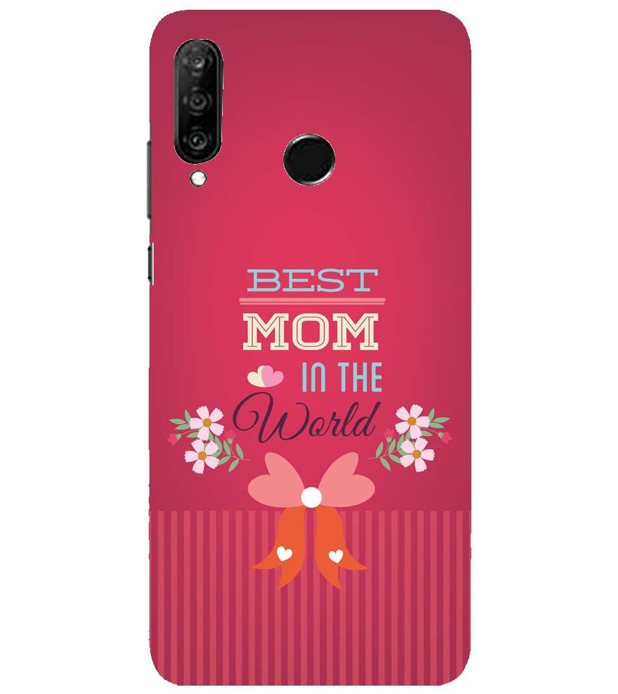 G0357-Best Mom in the World Back Cover for Huawei nova 4e