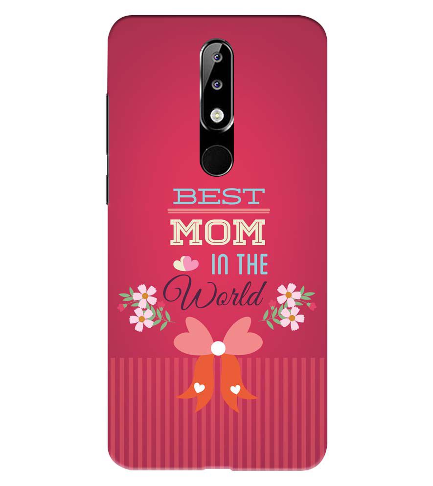 G0357-Best Mom in the World Back Cover for Nokia 5.1 Plus (Nokia X5)