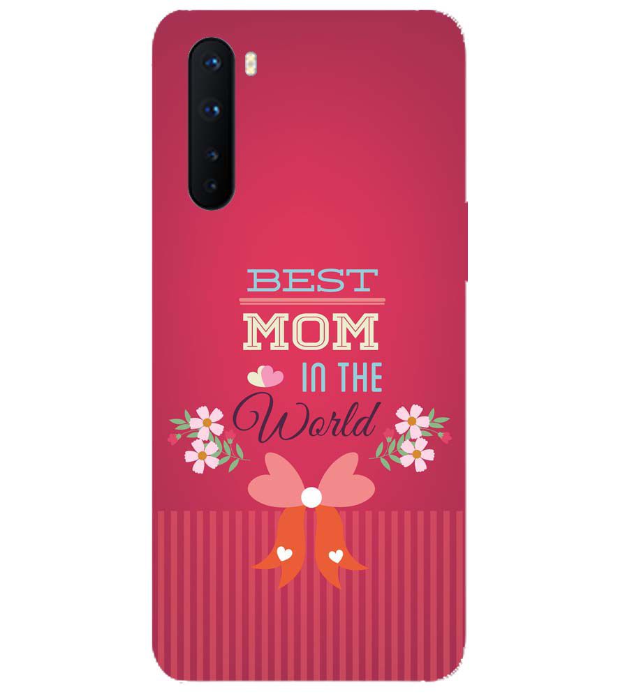 G0357-Best Mom in the World Back Cover for OnePlus Nord