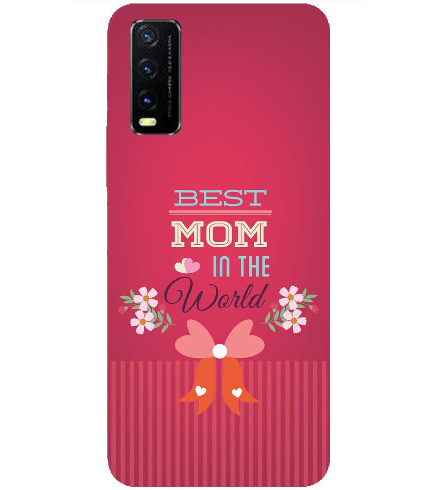 G0357-Best Mom in the World Back Cover for vivo Y20s
