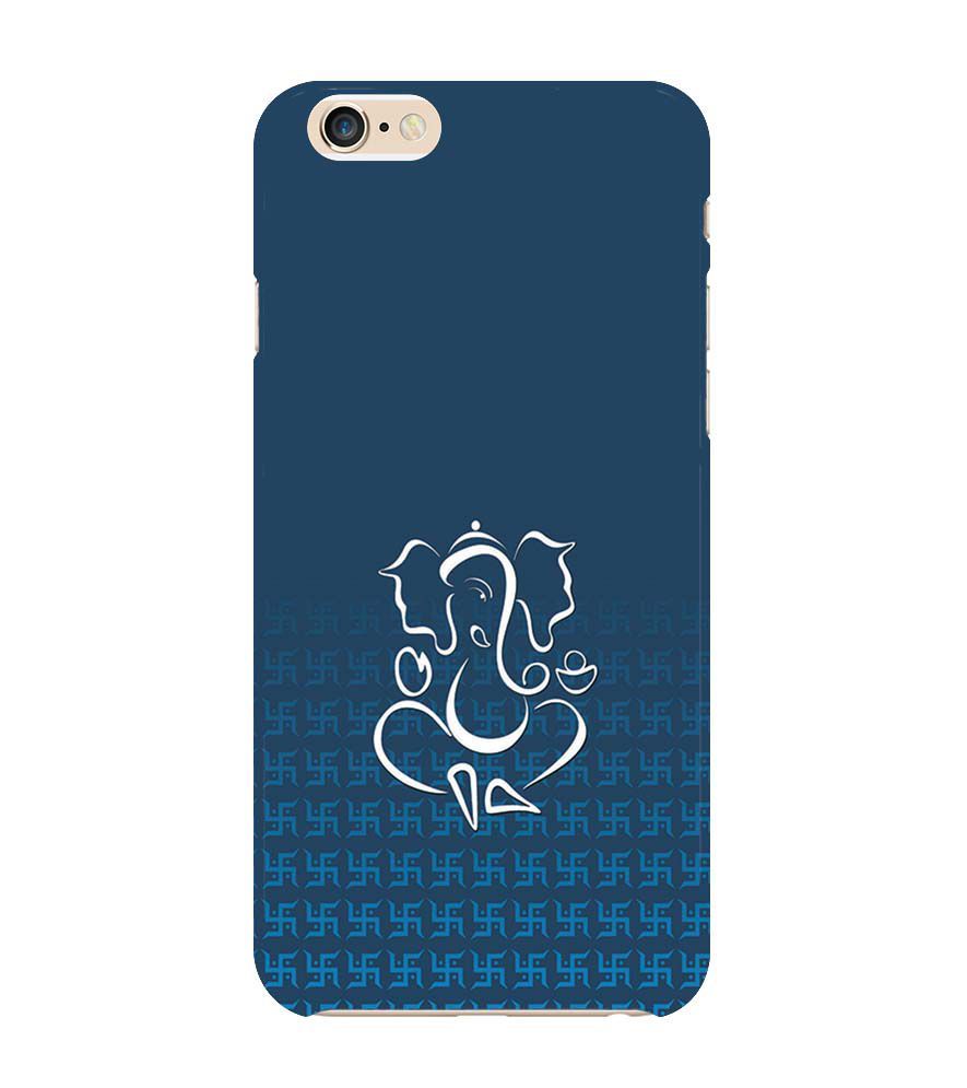 H0056-Swastik and Ganesha Back Cover for Apple iPhone 6 and iPhone 6S