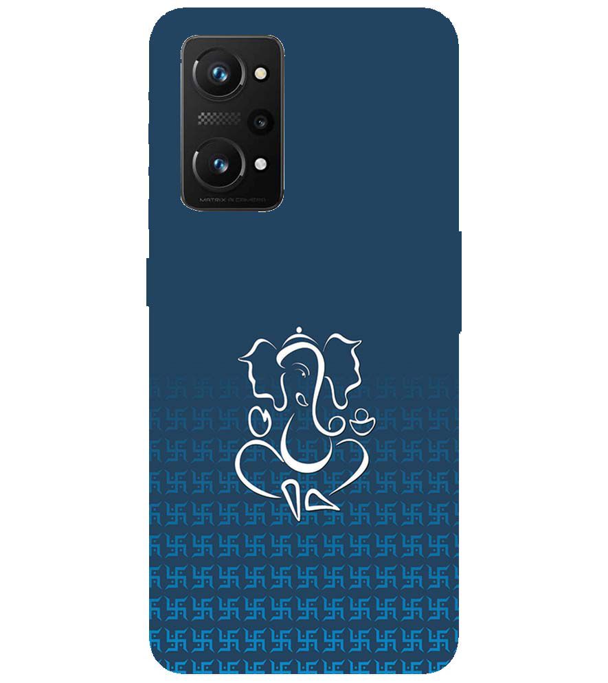 H0056-Swastik and Ganesha Back Cover for Realme X7 Max 5G