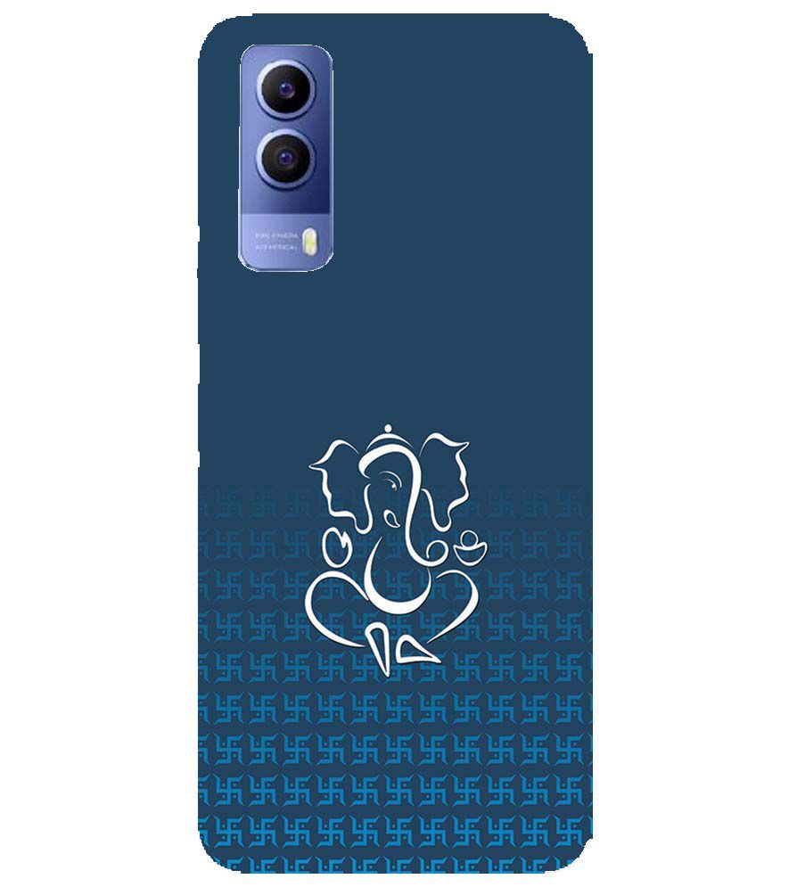 H0056-Swastik and Ganesha Back Cover for vivo Y53s
