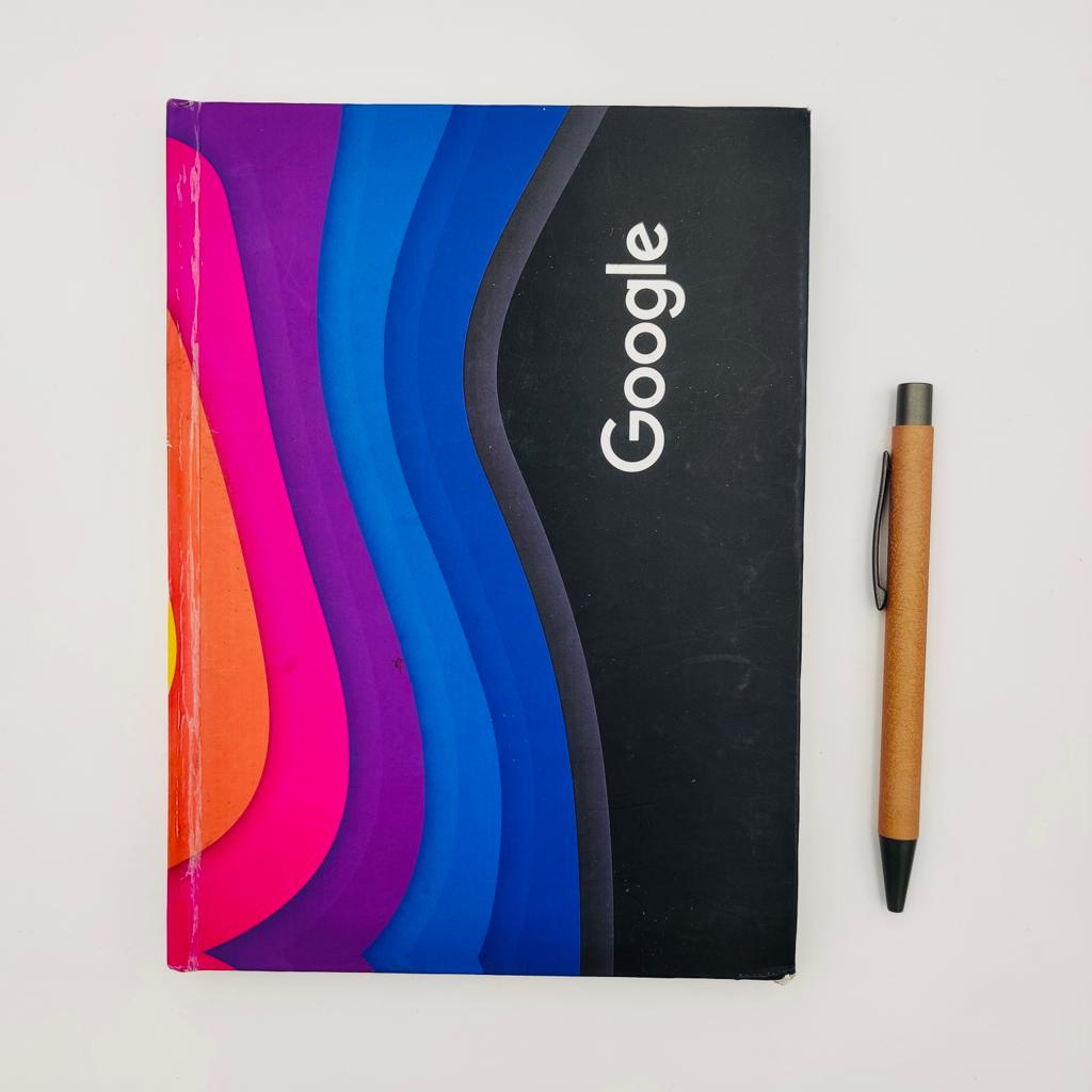Google Hard Cover Note Book with raised UV - product image 3
