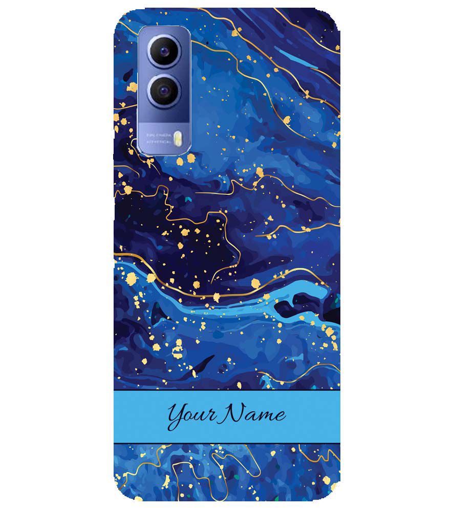 IK5007-Galaxy Blue with Name Back Cover for vivo Y53s