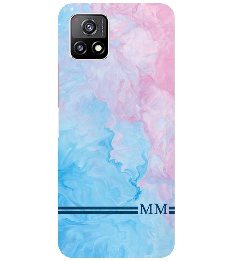 IK5008-Classic Marble with Initials Back Cover for vivo Y52s