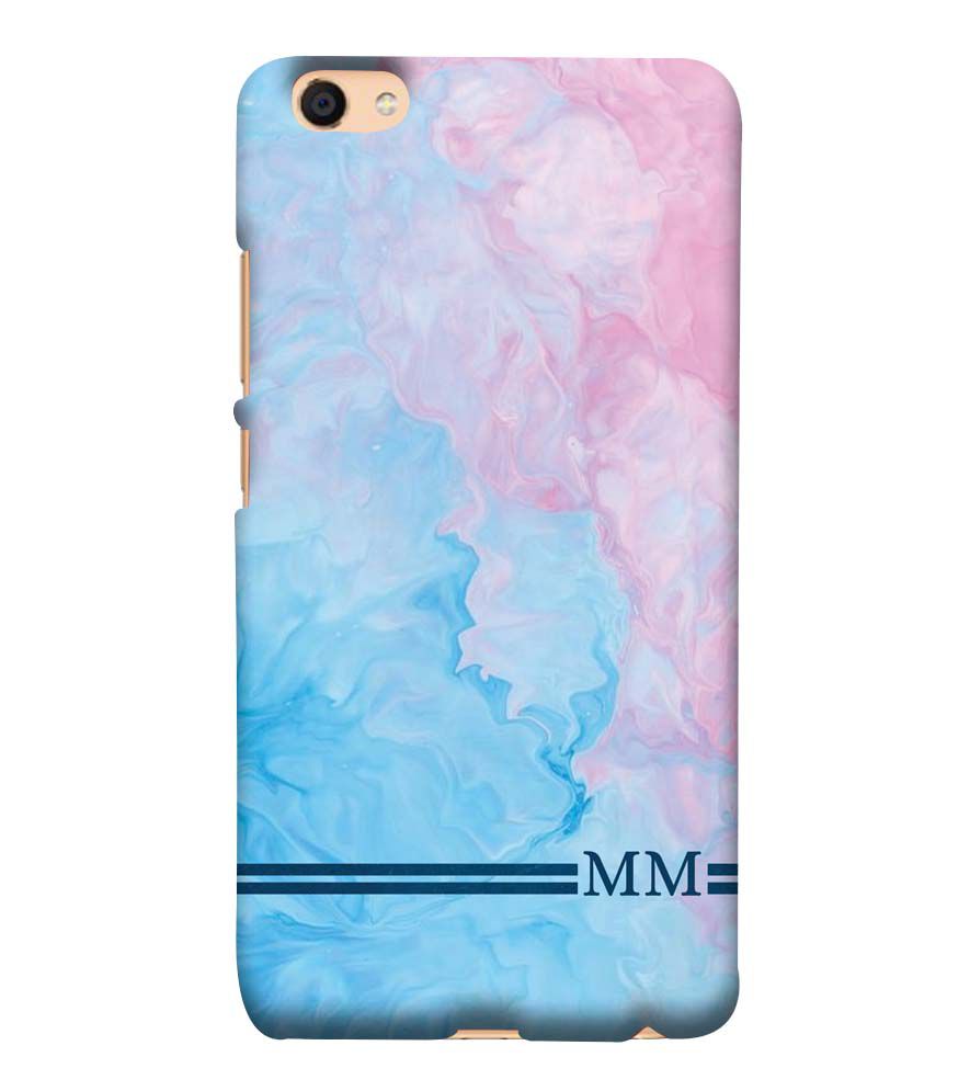 IK5008-Classic Marble with Initials Back Cover for vivo Y55s