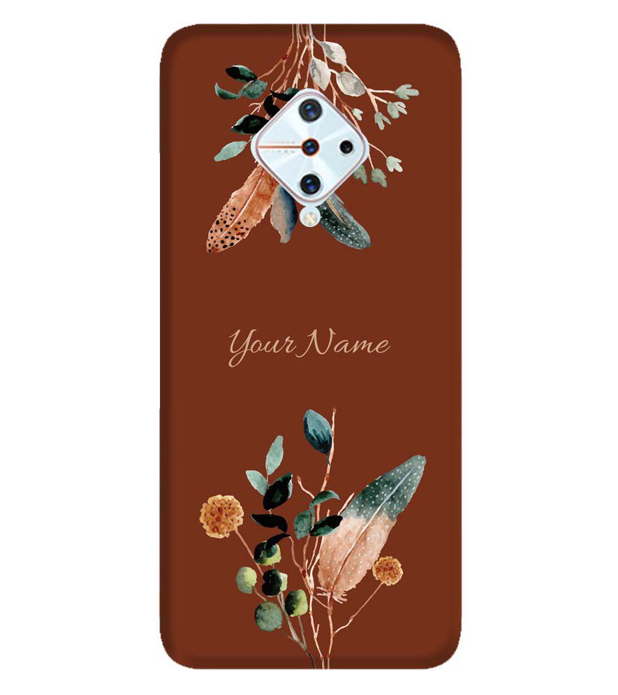 IK5011-Amazing Plants with Name Back Cover for Vivo S1 Pro